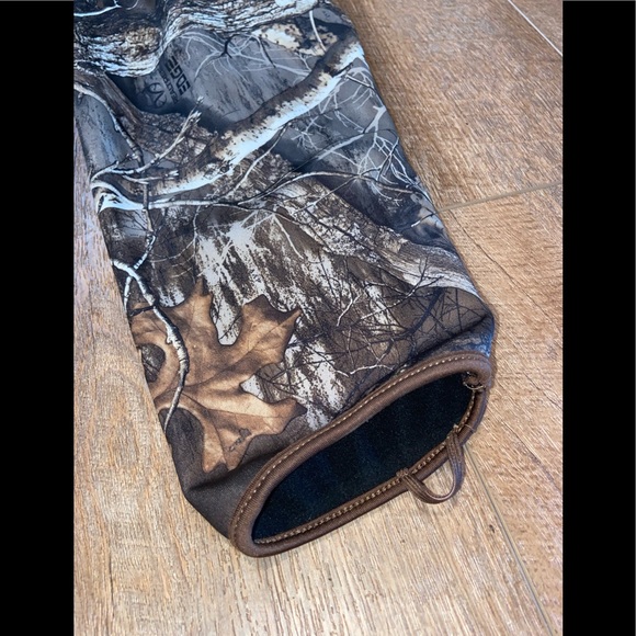 REAL TREE EDGE CAMO MEN'S HUNTING TECH HOOD PULLOVER w/Built-In FACE GAITER NEW - Picture 10 of 16